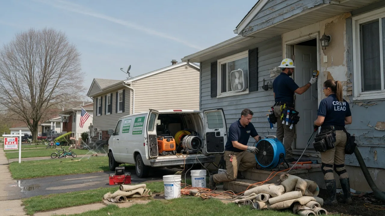 Flood Cleanup in Schwenksville, PA near me